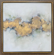 Load image into Gallery viewer, “Shine Upon” Numbers 6:24-26, 40x40 oil and gold leaf