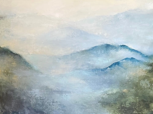 “Never Ending Mercies” Lamentations 3:21-23; oil paint on board, framed; 30x40