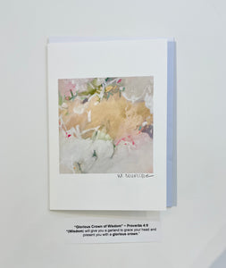Notecards set of 8, abstract
