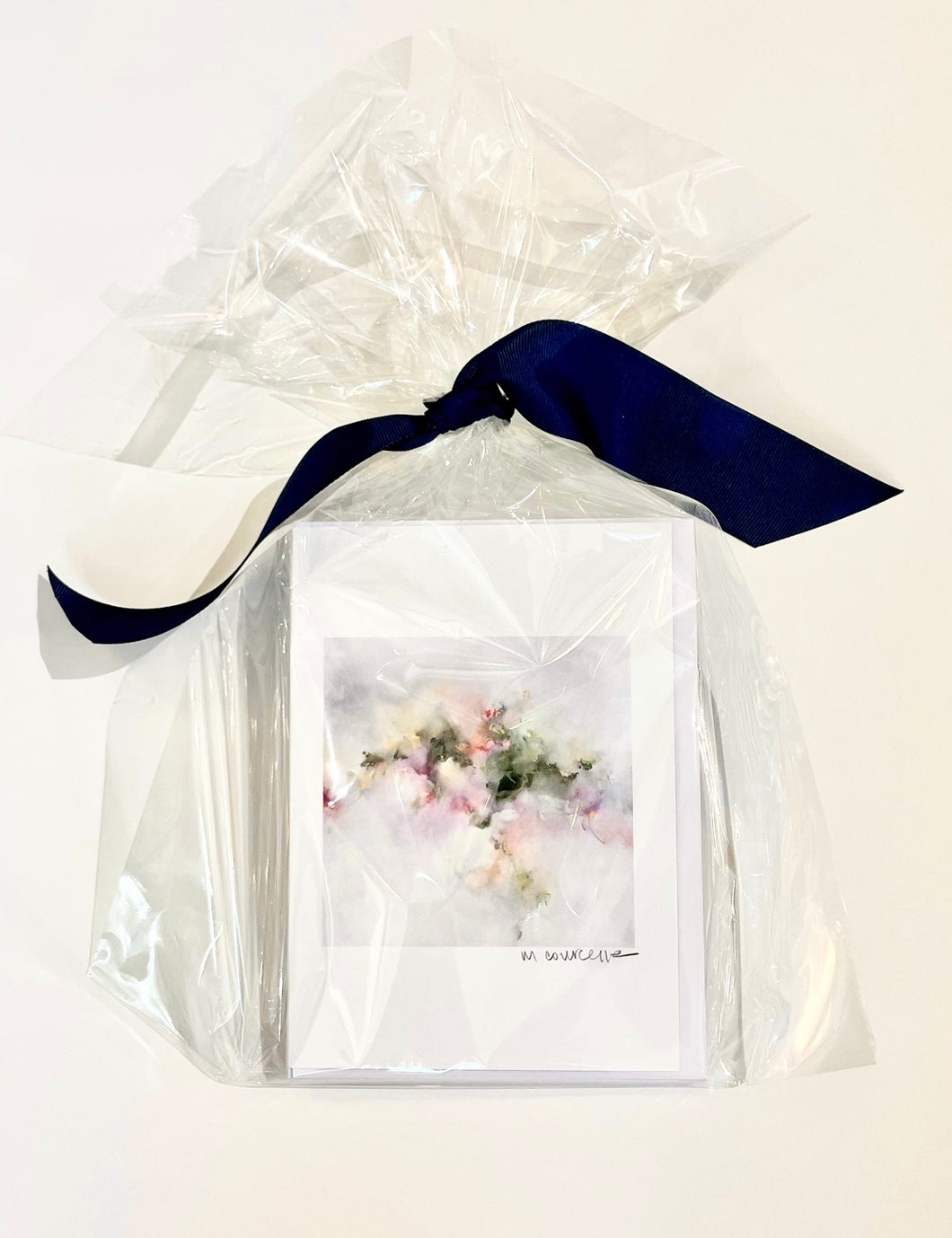 Notecard Gift Pack, set of 6 blank abstract cards with verses
