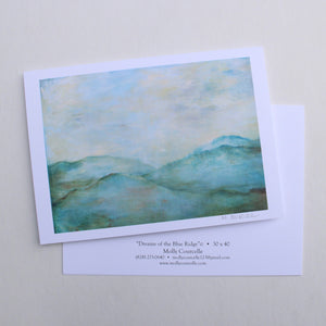 Dreams of the Blue Ridge - 5x7 Notecard